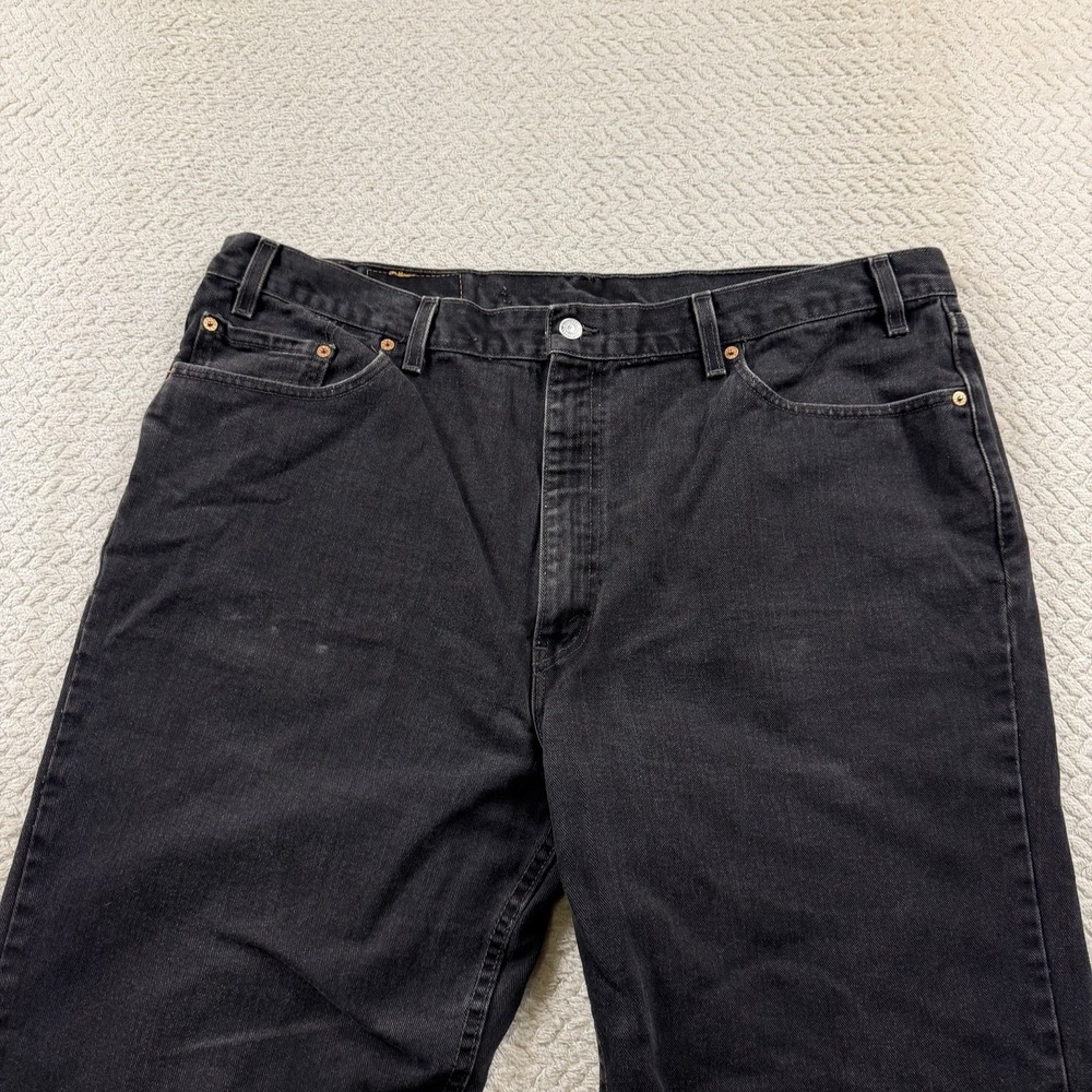 Vintage Levi's 550 Relaxed Fit Jeans‎ Mens 44x30 Faded Black Denim Jeans Y2K USA - Picture 3 of 16